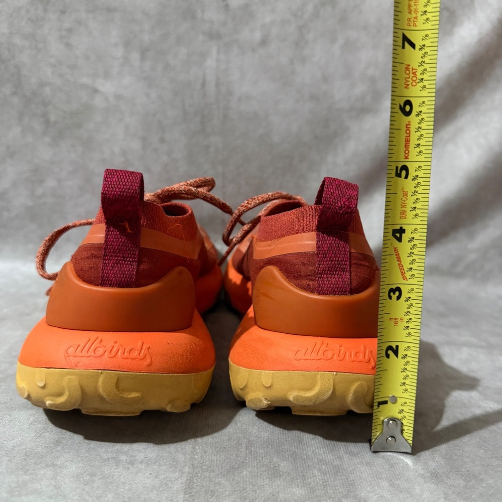 Allbirds Trail Runners SWT Mens 12 Orange Good Sustainable Hiking Sneakers - Picture 4 of 7